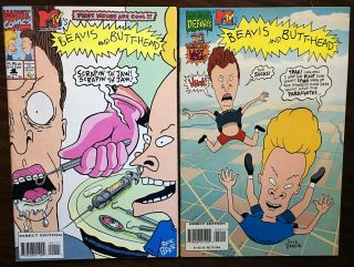 Beavis & Butthead 1st Appearance 1 And Rare Hard To Find Last Issue 28 Vf,  /nm