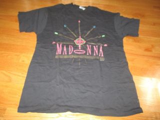 Vintage Boy Toy 1990 MADONNA MLVC Blonde Ambition Concert Tour (XL) T - Shirt 3