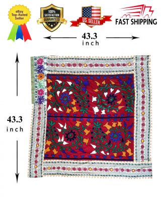 Hand Embroidery Uzbek Vintage Wall Hanging Best Gift Suzani Was $399.  00