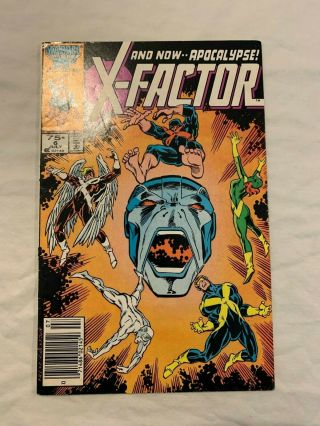 Vintage 1986 Marvel Comics X - Factor 6 1st Full Appearance Apocalypse