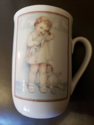 Vintage Bessie Pease Gutmann Coffee Mug Cup Love Is Blind 8 Oz