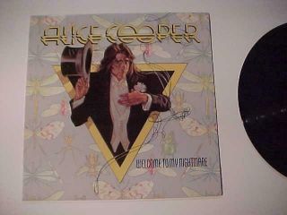 Rare Old Vintage Orig Rock Roll Music Record Alice Cooper Vinyl Lp Album 1975
