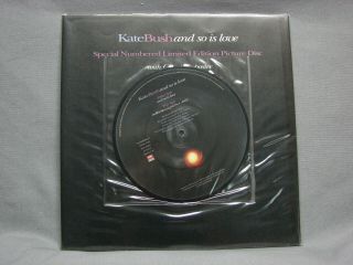 Kate Bush - And So Is Love / Rubberband Girl - 45rpm Picture Disc & Poster 1994