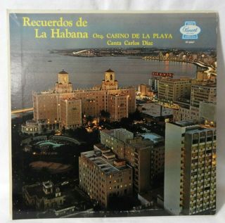 Orquesta Casino De La Playa " Recuerdos De La Habana " 1960 (panart/1st) Vg,  /vg,