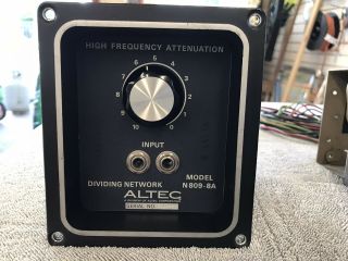 Vintage Altec Lansing N809 - A Passive Crossover.  Pair - 2 Units