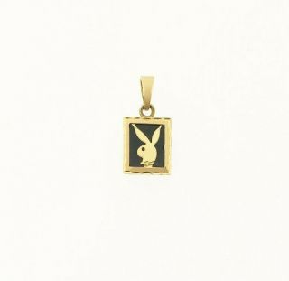 14k Vintage Playboy Bunny With Onyx.  Officially Licensed.