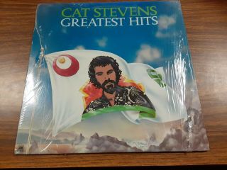 Cat Stevens Greatest Hits Vinyl Lp In Shrink W/poster A & M Sd - 4519 1975 Ex/vg,  ☆