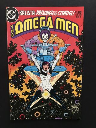 The Omega Men 3.  1st Lobo Appearance.  Dc Copper Age Comic.  Vf.