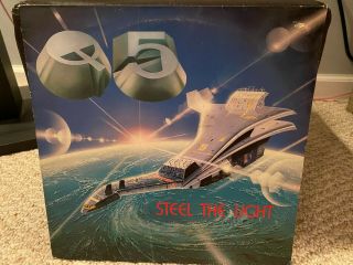 Q5 Steel The Light Lp Music For Nations 1985 Floyd Rose