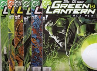 Green Lantern Rebirth 1 2 3 4 5 6 Unread Nm Set 2004 Dc Comics Geoff Johns
