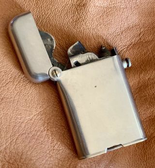 Classic Vintage Thorens Nickel Silver Lighter Switzerland Swiss Made