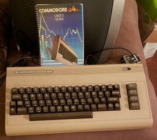 Vintage Commodore 64 Computer And 1541 Floppy Disk Drive - -