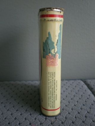 Vintage Antique Lucky Strike roll cut tobacco Tin,  WHITE 3