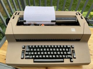 Vintage Ibm Correcting Selectric Ii Electric Typewriter And