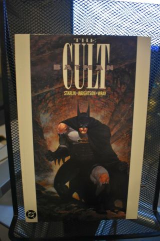 Batman The Cult Complete Dc Tpb Rare Oop 1991 Jim Starlin & Bernie Wrightson