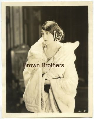 Vintage 1920s Hollywood Drug Scandal Actress Barbara La Marr Photo - Brown Bros