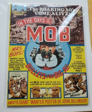 In The Days Of The Mob (1971) Issue 1 (john Dillinger Pull Out Poster)