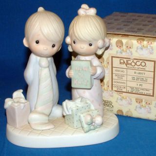Precious Moments Figurine E - 2377 Ln Box Our First Christmas Together
