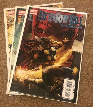 Beta Ray Bill Godhunter 1 - 3 Complete Set (with Galactus And Silver Surfer)