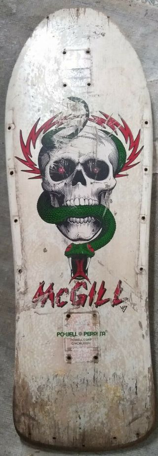 Powell Peralta Mike Mcgill Vintage Skateboard Deck