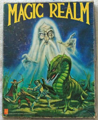 Magic Realm Fantasy Adventure Board Game Complete Avalon Hill 1978 Vintage