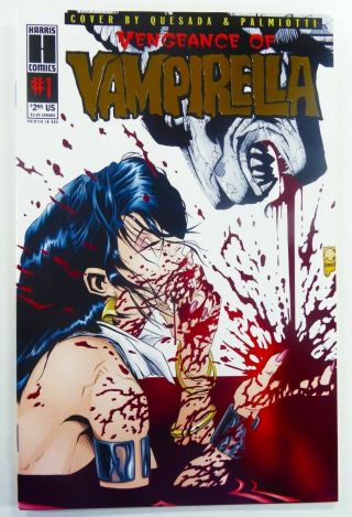 Harris Comics Vengeance Of Vampirella (1994) 1 Gold Foil Variant Nm - Ships