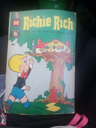 Richie Rich The Poor Little Rich Boy Nov.  No.  7 / 10cent Vintage Harvey Comic