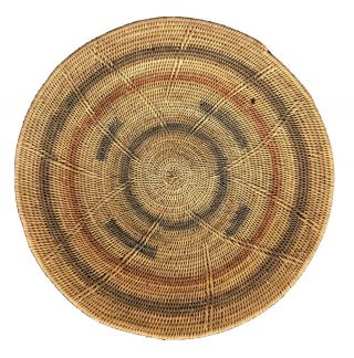 3 Vintage Zambia Handwoven Makenge Root African Wedding Basket Large