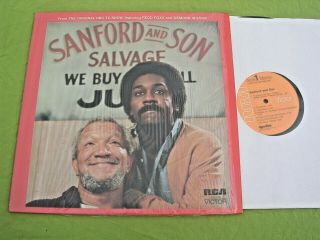 Sanford And Son Lp Vinyl Mono Press [quincy Jones] Rca Redd Foxx Nm