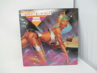 Giorgio Moroder Music From Battlestar Galactica Lp Casablanca 1978 Promo