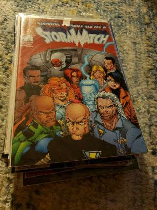Stormwatch 37 - 50,  V2 1 - 11 Wildcats/aliens 1 All Covers (44,  V2 1,  4,  5)