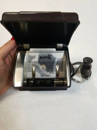 Vintage Pres - A - Lite Bakelite Automatic Cigarette Lighter W/bracket & Wire