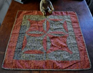 Antique Hand Stitched Quilt / Pillow Cover 2