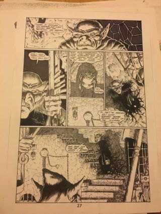 Unknown Elflord Issue Page 27 Art By Barry Blair 11x17