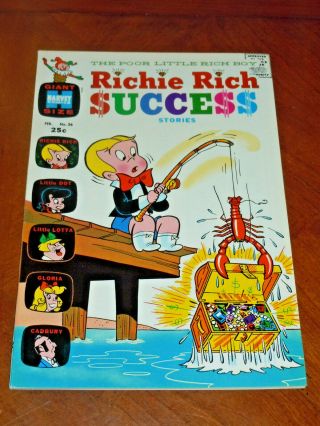 Richie Rich Success Stories 36 (1971) Nm - (9.  2) Cond.  Little Lotta,  Dot App.