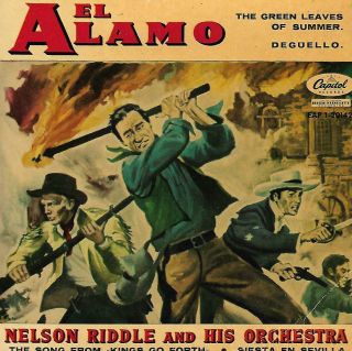 The Alamo Ep Spain 1961 Nelson Riddle John Wayne