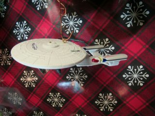 Hallmark Star Trek Light Up Ornament - Uss Enterprise - 1993 Pre - Owned