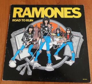 Ramones " Road To Ruin " Vinyl Lp 1978 Sire Srk 6063