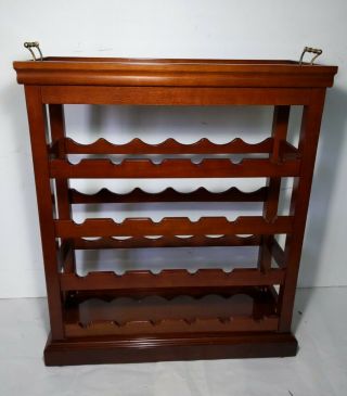 Vintage Bombay Company Wine Rack with Removable Serving Tray - 24 Bottles 2