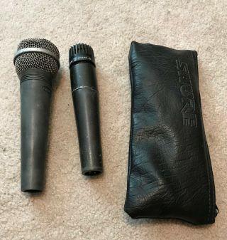 Two Vintage Us Made Shure Microphones