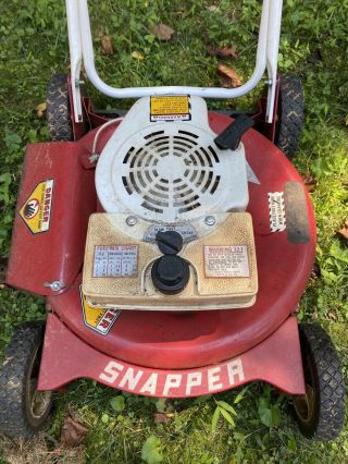 Vintage Snapper 19” Push Mower 19300 - 2 Tecumseh TVS600 2