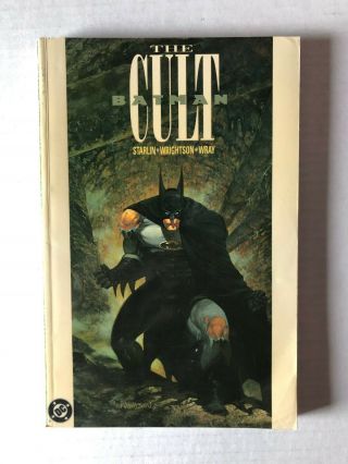 Batman The Cult Oop Rare Paperback 1st Tpb/graphic Novel Starlin Dc Comics 1991