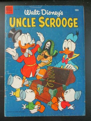 Four Color 495,  Uncle Scrooge 3,  1953,  Vg,  4.  5,  Carl Barks Story & Art