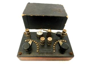 Vintage 1920s Near Beaver Baby Grand Mini Old Antique Crystal Radio