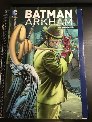Batman Arkham The Riddler,  Softcover Tpb,  Very Htf 2015 296 Pages