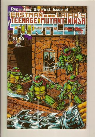 Teenage Mutant Ninja Turtles 1 - 1984 4th Printing Mirage Studios 1st App Turtles