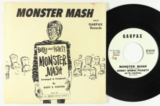 Novelty Rocker 45 - Bobby (boris) Pickett - Monster Mash - Garpax - Vg,  Mp3