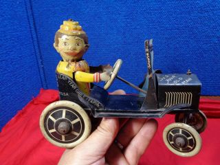 Vintage Tin Litho Toy Wind Up Marx Car