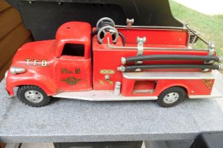 From The 1950’s - Vintage Tonka Fire Engine 5 With The Fire Hydrant