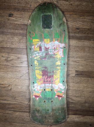 Vintage Alva Jef Hartsel Street Fire Ii Og Skateboard Deck Old School 80’s